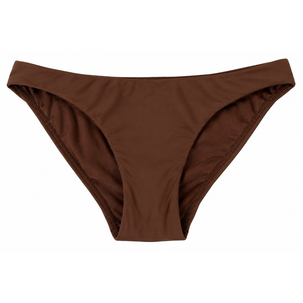 O'Neill Saltwater Solids Rockley Bikini Bottom M Chocolate Brown NWOT